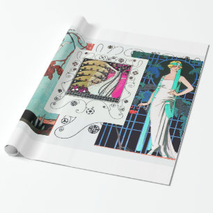 FLIGHTY BIRD/NATT RO ART DECO BEAUTY MODE PRESENTPAPPER