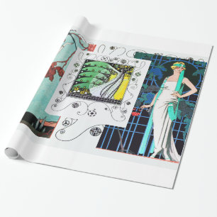 FLIGHTY BIRD/NATT RO ART DECO BEAUTY MODE PRESENTPAPPER