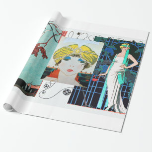FLIGHTY BIRD/NATT RO ART DECO BEAUTY MODE PRESENTPAPPER