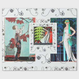 FLIGHTY BIRD/NATT RO ART DECO BEAUTY MODE PRESENTPAPPER