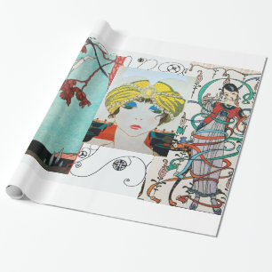 FLIGHTY FELRD ,ART DECO BEAUTY MODE COSTUME PRESENTPAPPER