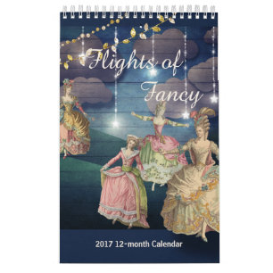 Fligts av den högväxt kalendern för finare 2017 kalender