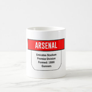Fliken Arsenal Retro Team Mugg