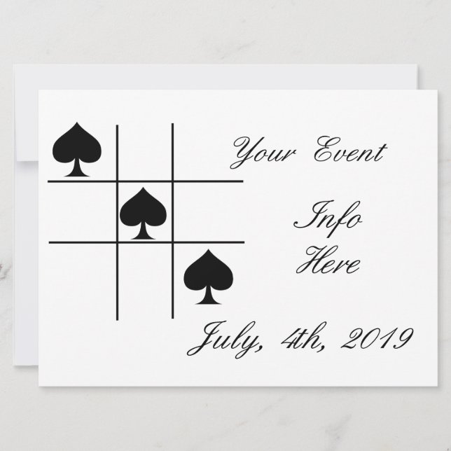 Fliken Black Spades Tic Toe Thunder_Cove (Framsida)