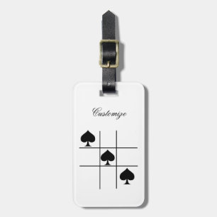 Fliken Black Spades Tic Toe Thunder_Cove Bagagebricka