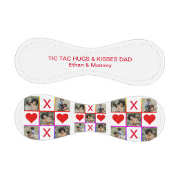 Fliken Photo Collage Tic Toe Hugs Kisses Fars dag