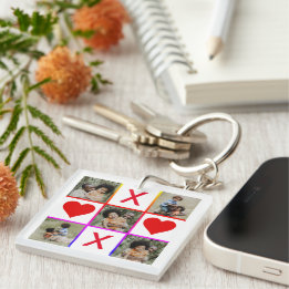 Fliken Photo Collage Tic Toe Hugs Kisses Fars dag