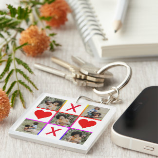 Fliken Photo Collage Tic Toe Hugs Kisses Fars dag