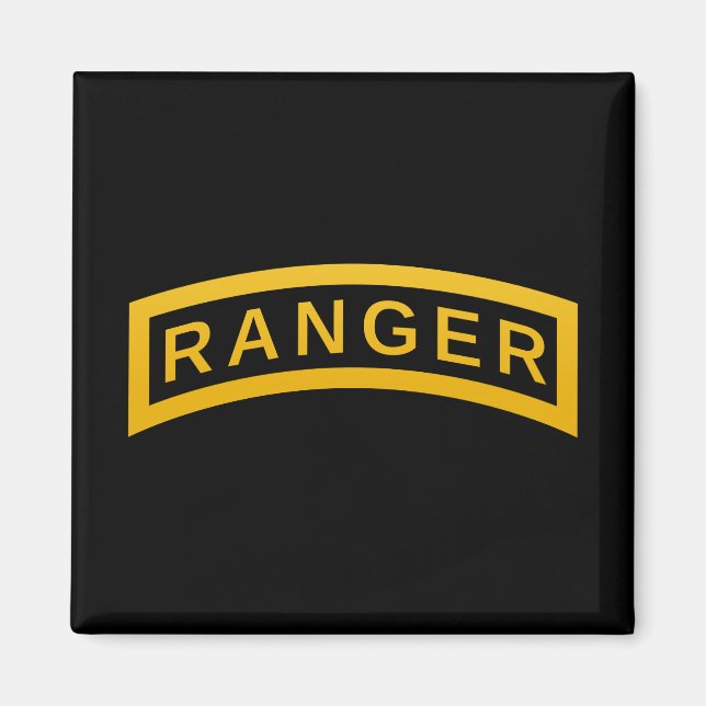 Fliken skogsvaktare magnet (Framsidan)