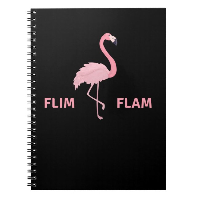 Flim Flam Flamingo Youtube Kids Anteckningsbok (Framsidan)