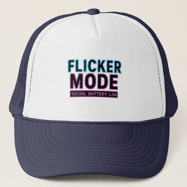 Flimmer Mode-Truckerkeps - Aesthetic & Bold Keps (Framsida)
