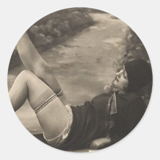 Flimtio Vintage Pin-Up Girl Stickers Runt Klistermärke