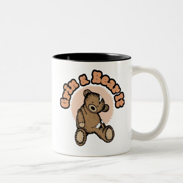 Flin och bär den två-tonkaffe Mugg (Höger)