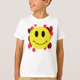 Flina Ansikte med röda ballonger T-shirt