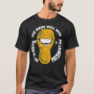 Flina Will Win (Jimmy Carter för president i " T Shirt