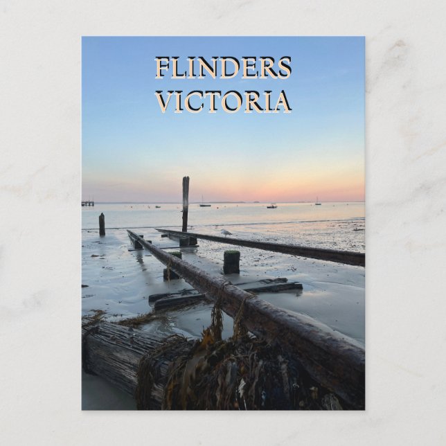Flinders Beach, Mornington Peninsula, Victoria Vykort (Framsida)