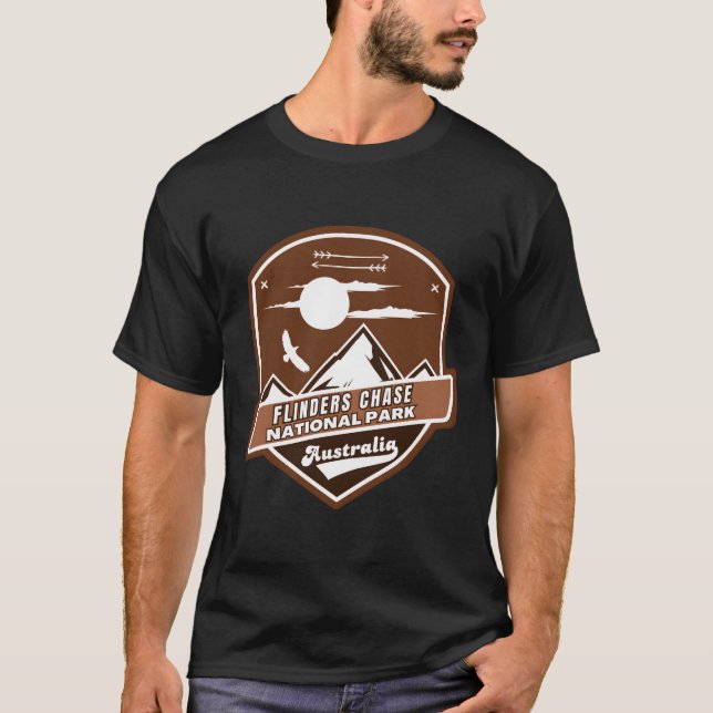Flinders chase � Australiens ändlösa Horisont T Shirt (Framsida)