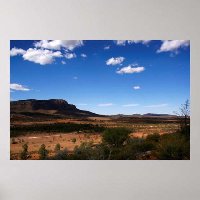Flinders Ranges Outback Australien Poster (Framsidan)