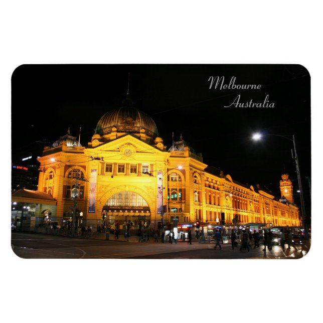 Flinders Station Melbourne Australia - Magnet (Horisontell)