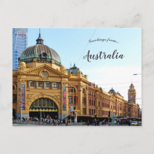 Flinders Street Station Melbourne Australia Vykort