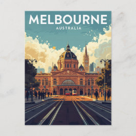 Flinders Street Station Melbourne Vykort