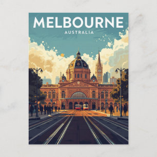 Flinders Street Station Melbourne Vykort