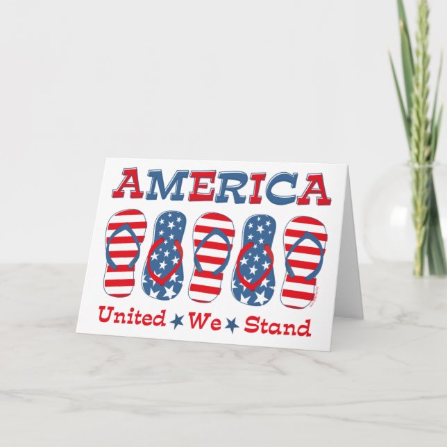 Flinflip flops Amerika Kort (Framsida)