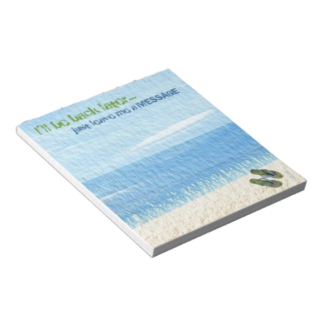 Flinflip flops anteckningsblock (Vinklad)