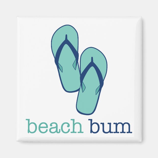 Flinflip flops Beach Bum Magnet (Framsidan)
