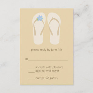 Flinflip flops Beach Wedding OSA kort - Blue