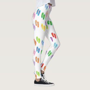 "Flinflip flops" damasker Leggings