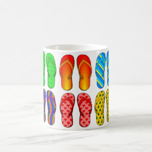 Flinflip flops Design Colorful Kaffemugg