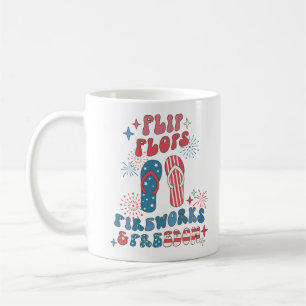 Flinflip flops Fireworks Freedom Kaffemugg