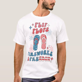 Flinflip flops Fireworks Freedom T Shirt