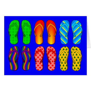 flinflip flops Galore Hälsningskort
