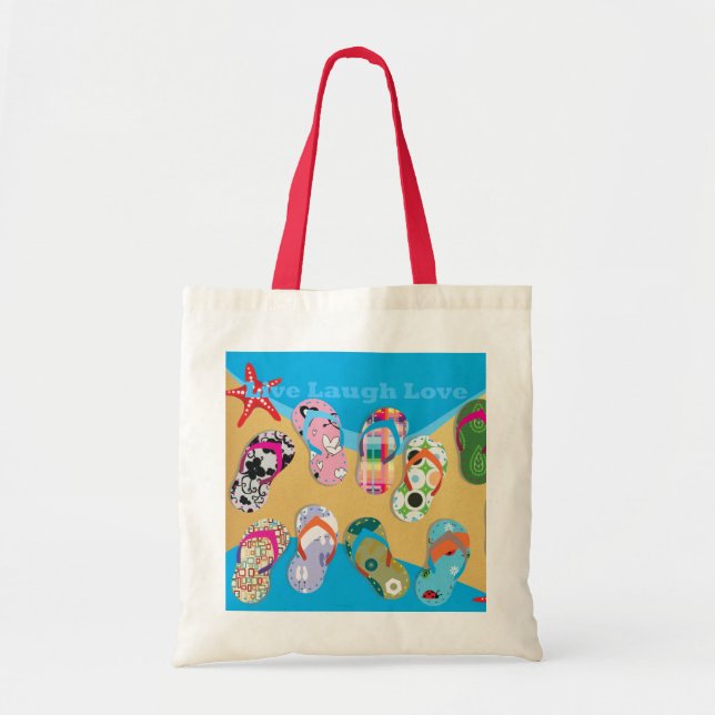 Flinflip flops hänger lös tygkasse (Framsidan)