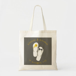 Flinflip flops Hibiscus Beach Wedding Bag Tygkasse