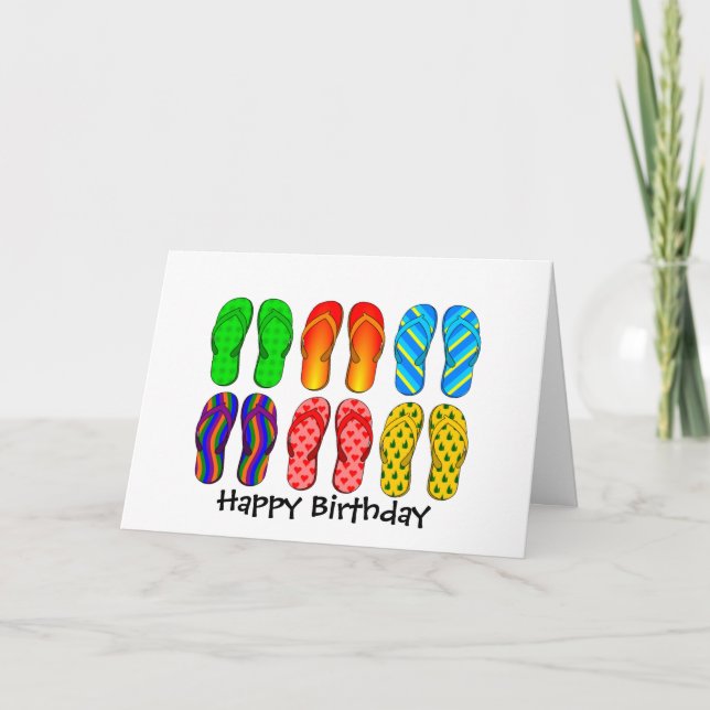 Flinflip flops kort (Framsida)