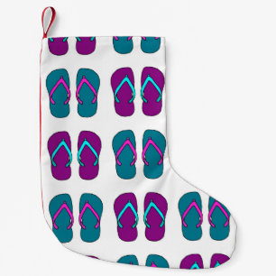 Flinflip flops: Ljusvit Vintage. Liten Julstrumpa
