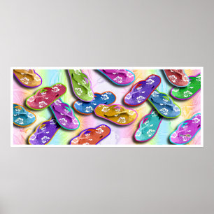 Flinflip flops-popup-Poster, utskrifter Poster