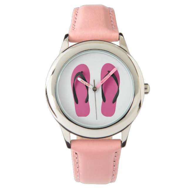 Flinflip flops Rosa Armbandsur (Framsida)
