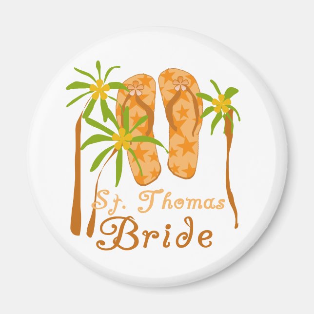 Flinflip flops St. Thomas Bride Magnet (Framsidan)