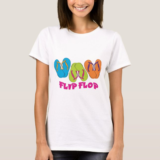 Flinflip flops tee shirt (Framsida)