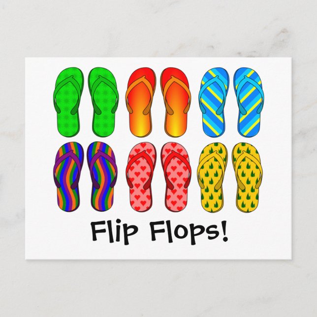 Flinflip flops vykort (Framsida)
