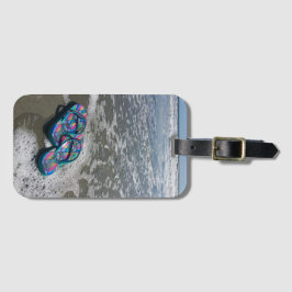 Flinflip flopsbagagemärkre mig bagagebricka