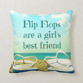 Flinflip flopscitationstecknet kudder kudde