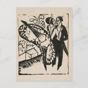 Fling Dancers, Kirchner Vykort