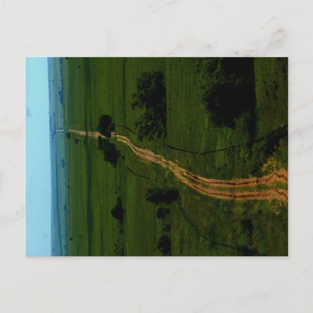 Flint Backe i Kansas Vykort (Framsida)