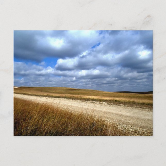 Flint Backe i Kansas Vykort (Framsida)