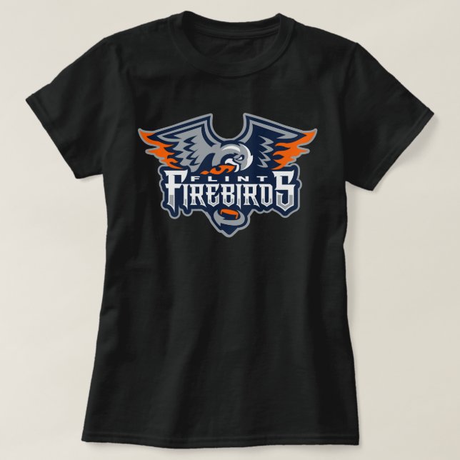 Flint Firebird Hockey Classic T Shirt (Design framsida)
